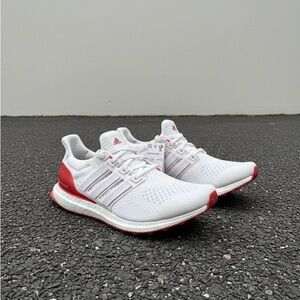Adidas Ultraboost White with Red Accents